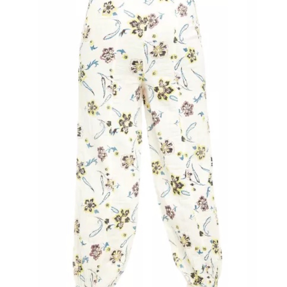 HP💝Free People Floral Trouser medium - Picture 2 of 4